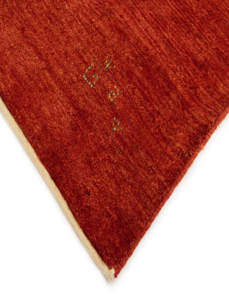 Detail image of 5' 3 x 6' 10  Hand Knotted Gabbeh Shouli Persian Wool Rug