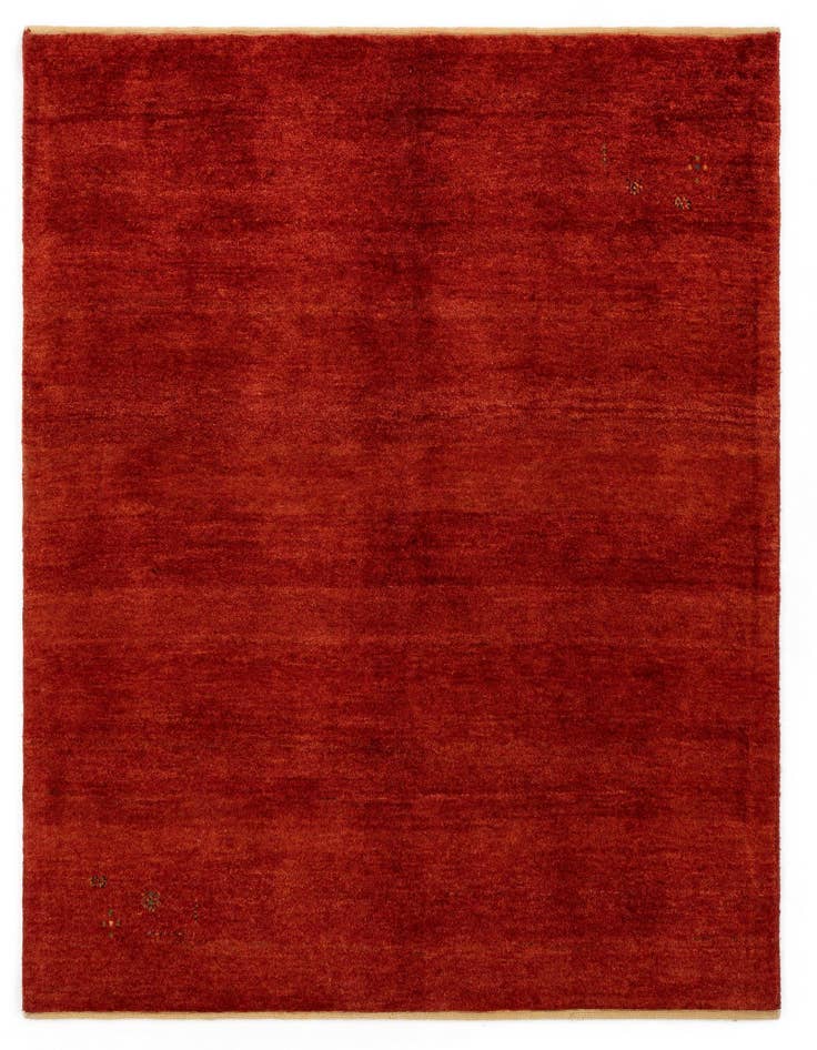 Detail image of 5' 1 x 6' 5 Gabbeh Shouli Wool Rug