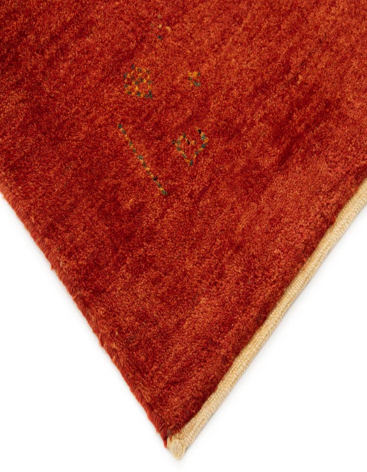 Detail image of 4' 11 x 6' 6  Hand Knotted Gabbeh Shouli Persian Wool Rug