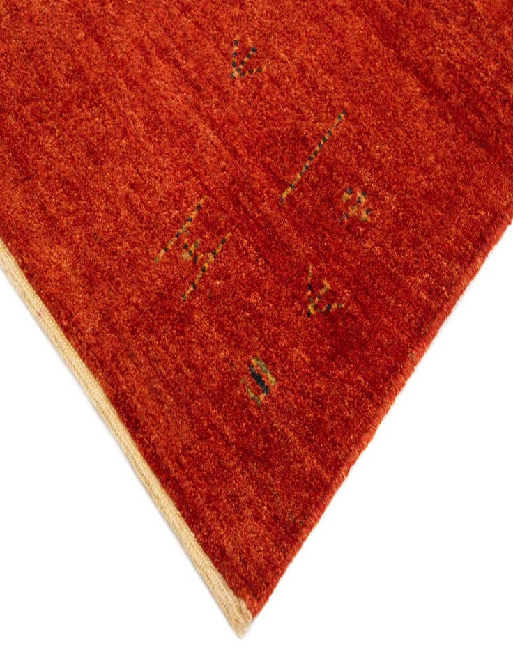 Detail image of 5' x 6' 8 Gabbeh Shouli Wool Rug