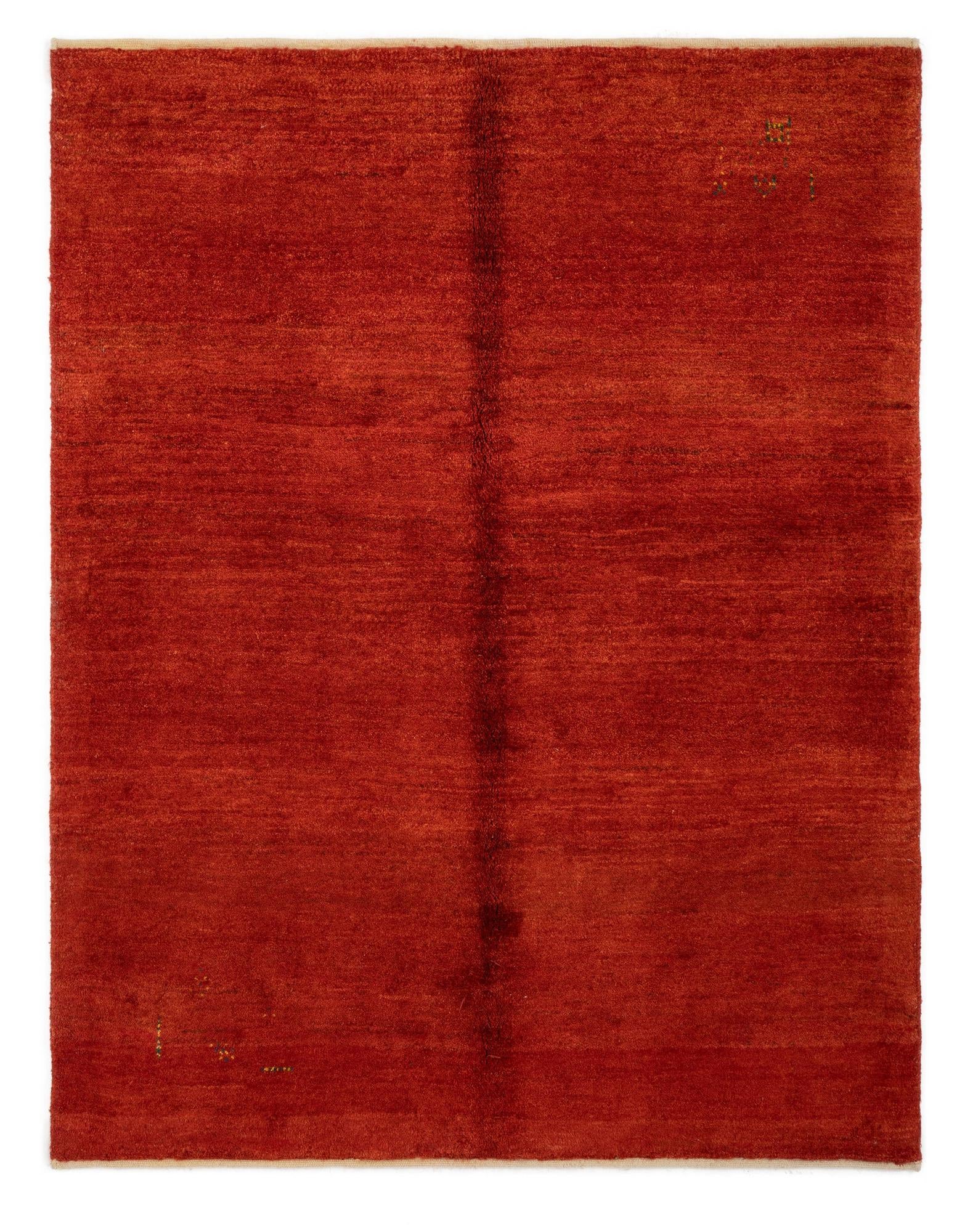 5' 1 x 6' 6 Gabbeh Shouli Wool Rug