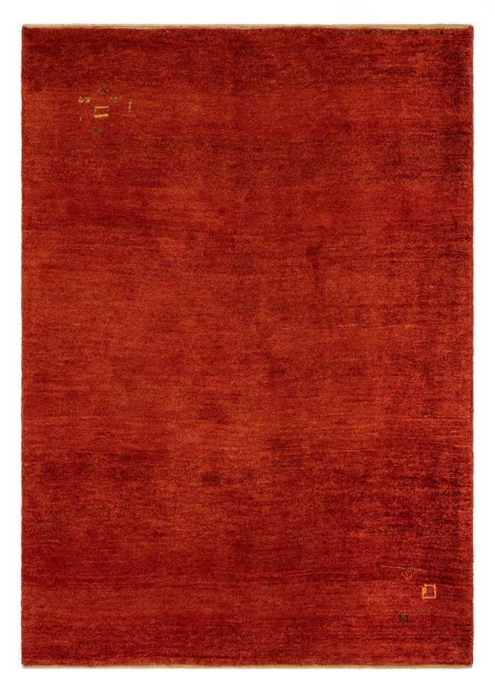 5' 3 x 6' 6 Hand Knotted Gabbeh Shouli Persian Wool Rug