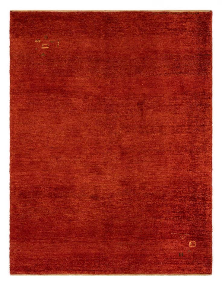 Detail image of 5' 3 x 6' 6 Hand Knotted Gabbeh Shouli Persian Wool Rug