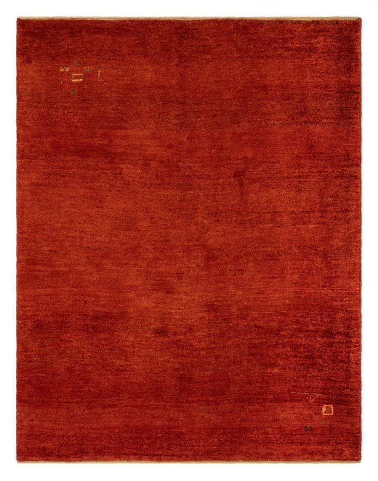 Detail image of 5' 3 x 6' 6 Hand Knotted Gabbeh Shouli Persian Wool Rug