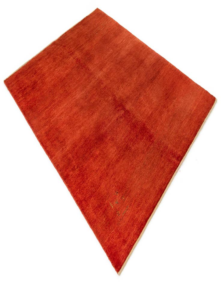 Detail image of 5' 2 x 6' 8 Hand Knotted Gabbeh Shouli Persian Wool Rug