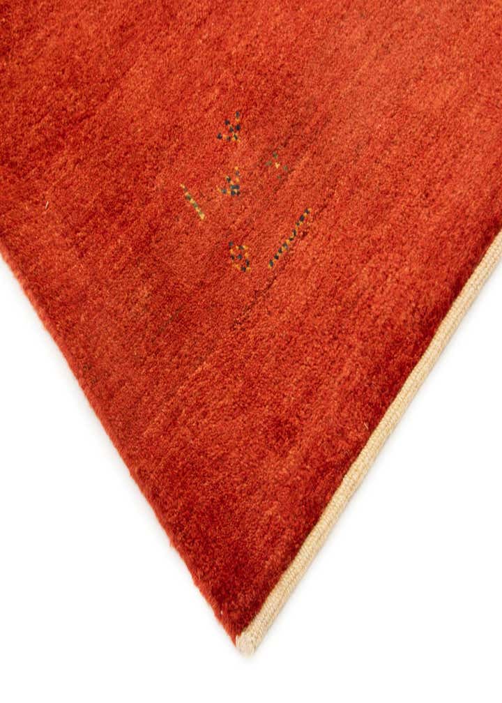 5' 2 x 6' 8 Hand Knotted Gabbeh Shouli Persian Wool Rug