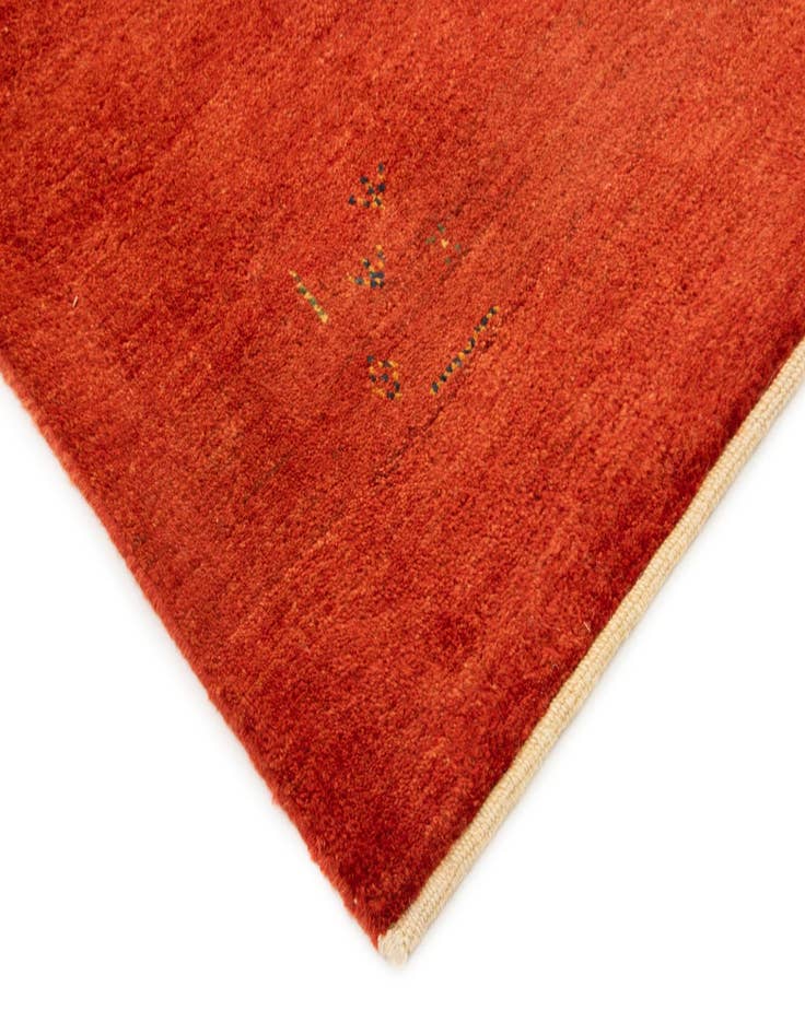 Detail image of 5' 2 x 6' 8 Hand Knotted Gabbeh Shouli Persian Wool Rug