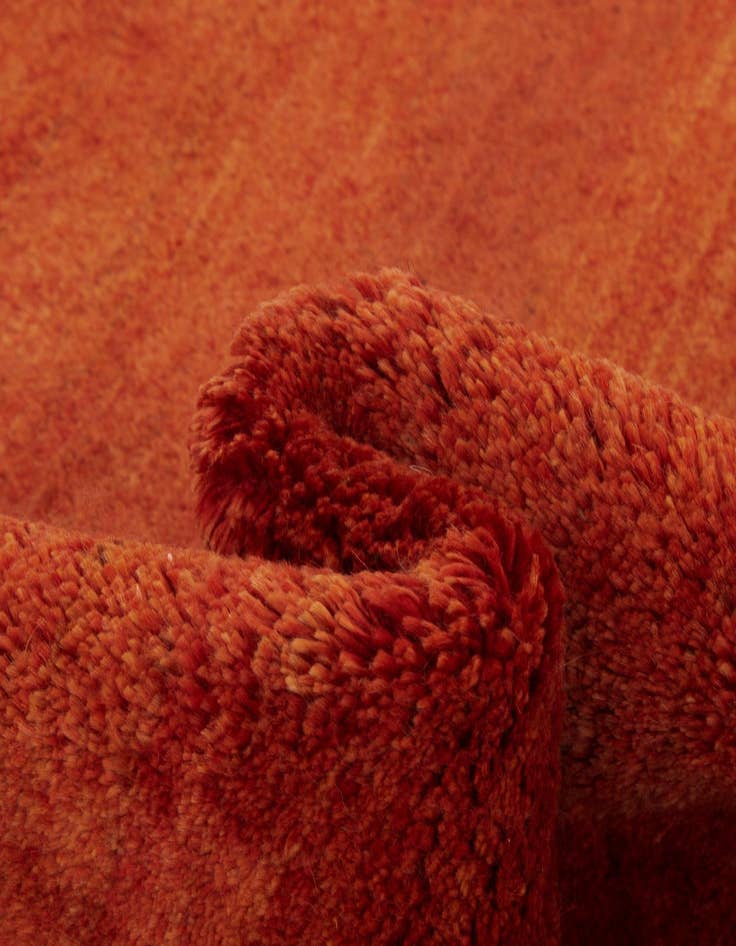 Detail image of 5' 2 x 6' 8 Hand Knotted Gabbeh Shouli Persian Wool Rug