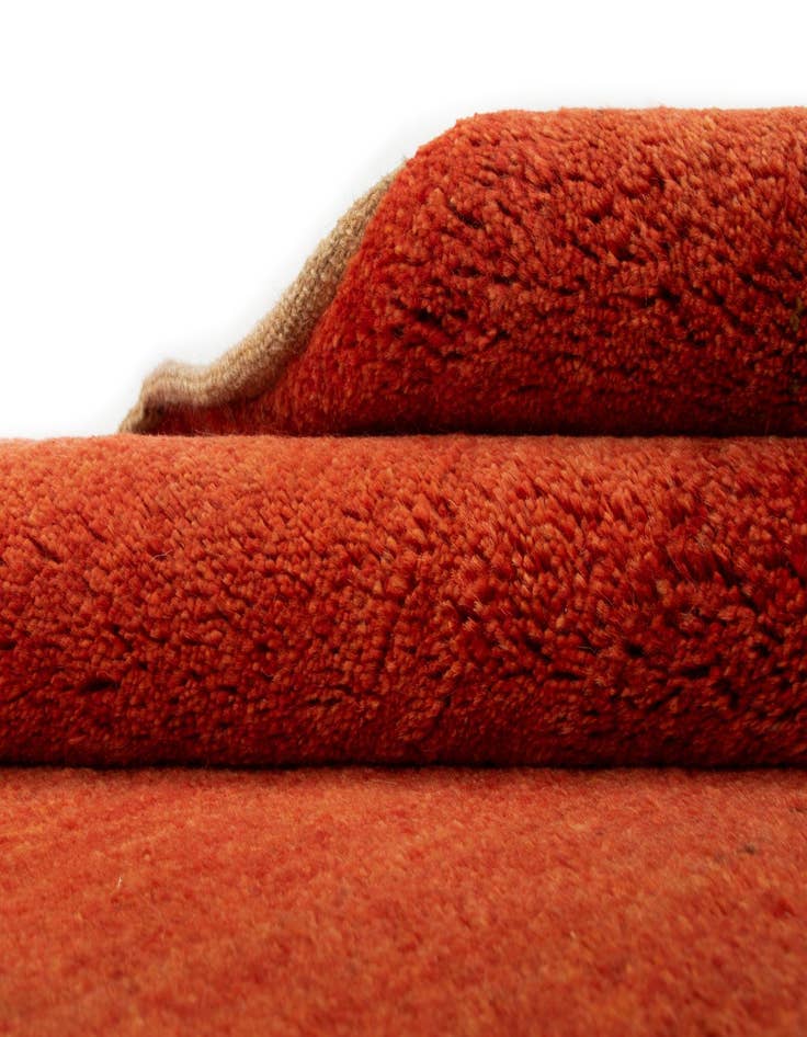 Detail image of 5' 2 x 6' 8 Hand Knotted Gabbeh Shouli Persian Wool Rug