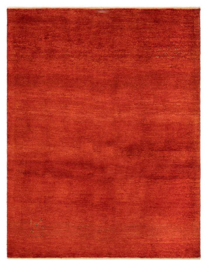 5' 2 x 6' 8 Hand Knotted Gabbeh Shouli Persian Wool Rug