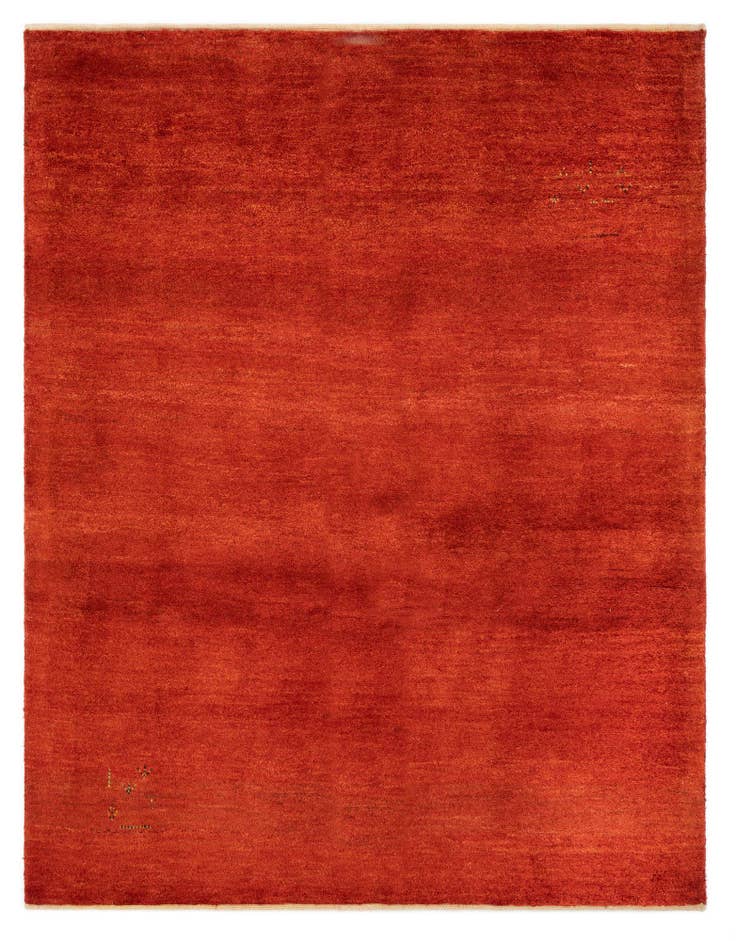 Detail image of 5' 2 x 6' 8 Hand Knotted Gabbeh Shouli Persian Wool Rug