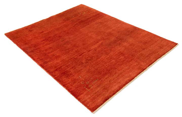 5' x 6' 4 Hand Knotted Gabbeh Shouli Persian Wool Rug