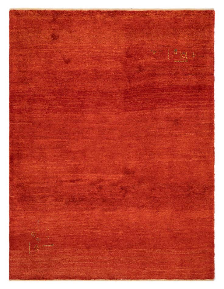 Detail image of 5' x 6' 4 Hand Knotted Gabbeh Shouli Persian Wool Rug