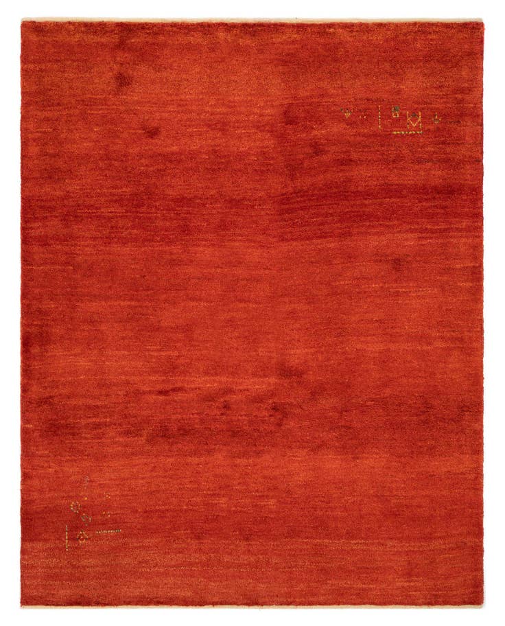 Detail image of 5' x 6' 4 Hand Knotted Gabbeh Shouli Persian Wool Rug