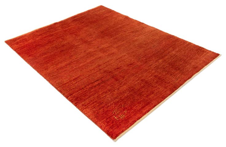 Detailansicht von 155cm x 190cm Handgeknüpft Gabbeh Shouli Persisch Wolle Teppich