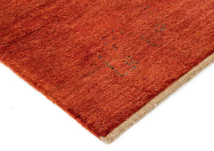 5' 1 x 6' 4 Hand Knotted Gabbeh Shouli Persian Wool Rug