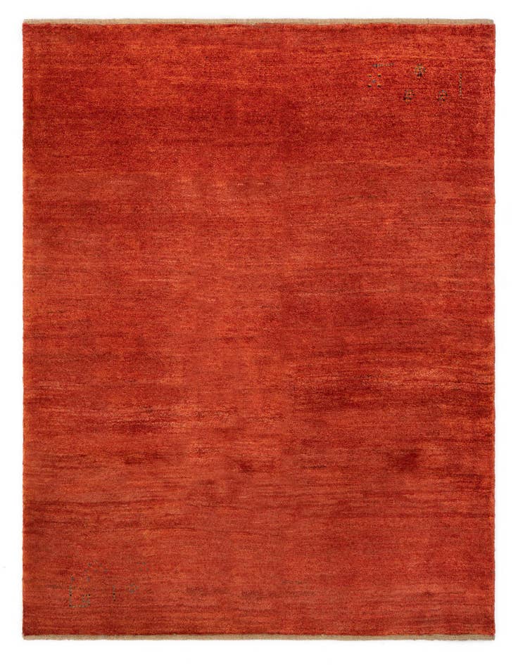 Detail image of 5' 1 x 6' 4 Hand Knotted Gabbeh Shouli Persian Wool Rug