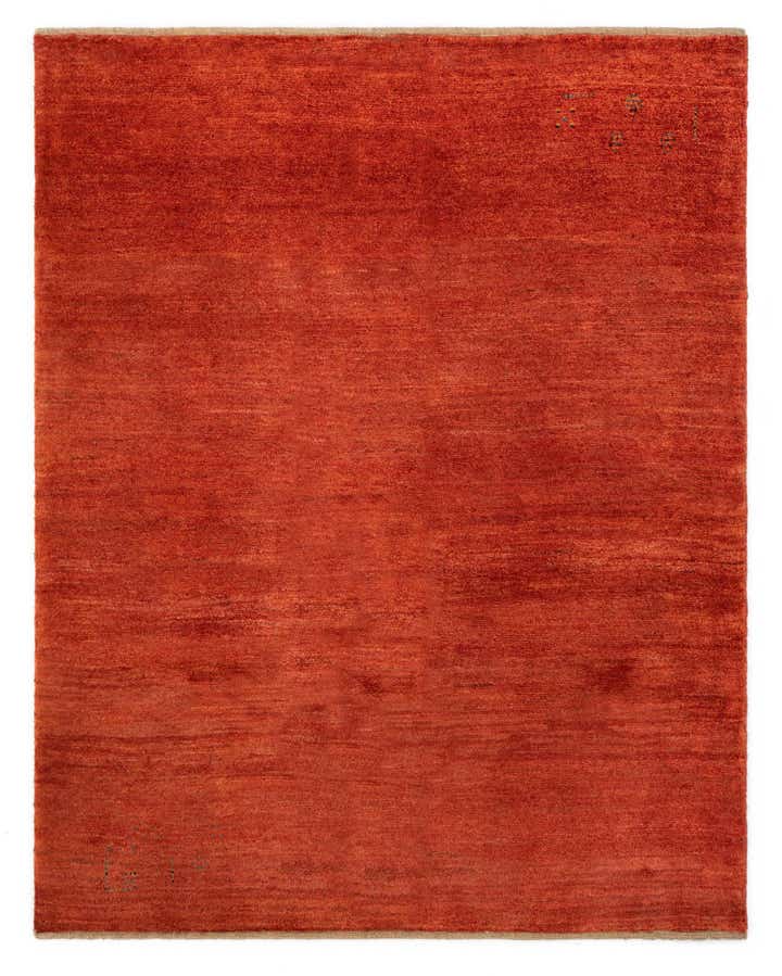 5' 1 x 6' 4 Hand Knotted Gabbeh Shouli Persian Wool Rug