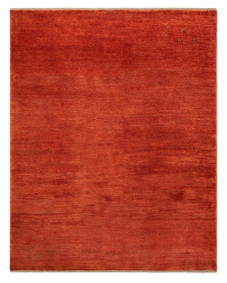 Detail image of 5' 1 x 6' 4 Hand Knotted Gabbeh Shouli Persian Wool Rug
