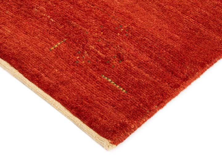 4' 10 x 6' 3 Hand Knotted Gabbeh Shouli Persian Wool Rug
