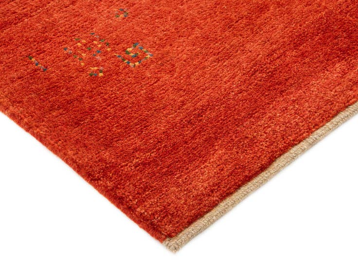 Detail image of 5' 1 x 6' 2 Hand Knotted Gabbeh Shouli Persian Wool Rug
