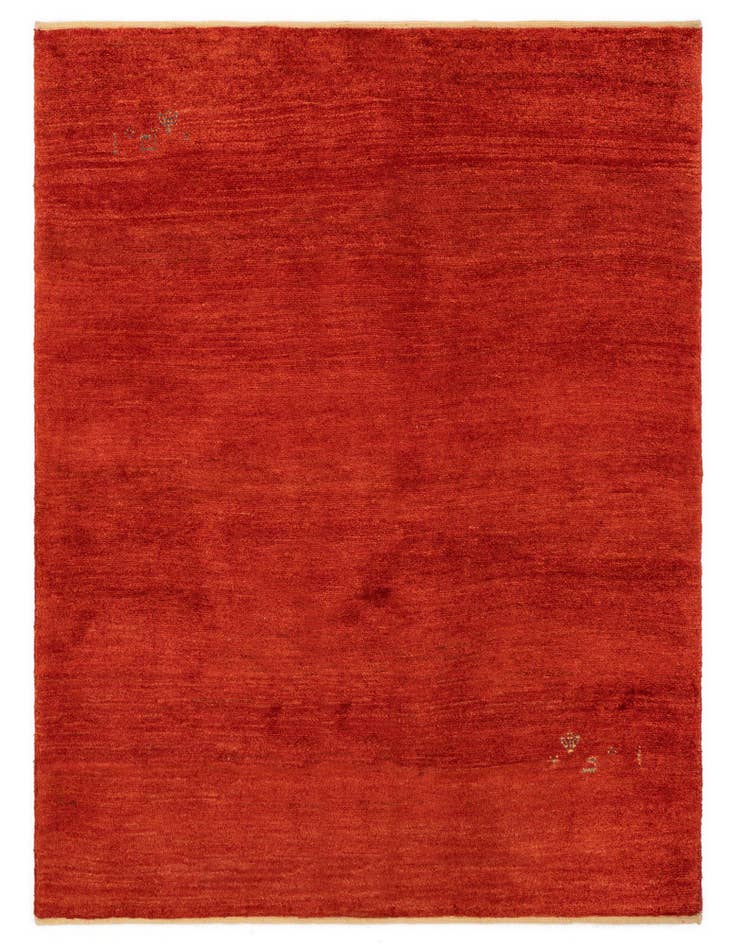 Detail image of 5' 1 x 6' 5 Hand Knotted Gabbeh Shouli Persian Wool Rug