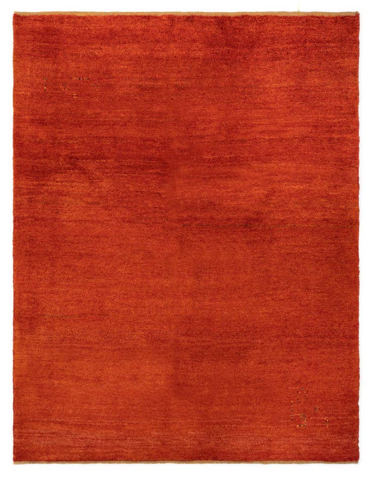 Detail image of 5' 1 x 6' 2 Hand Knotted Gabbeh Shouli Persian Wool Rug