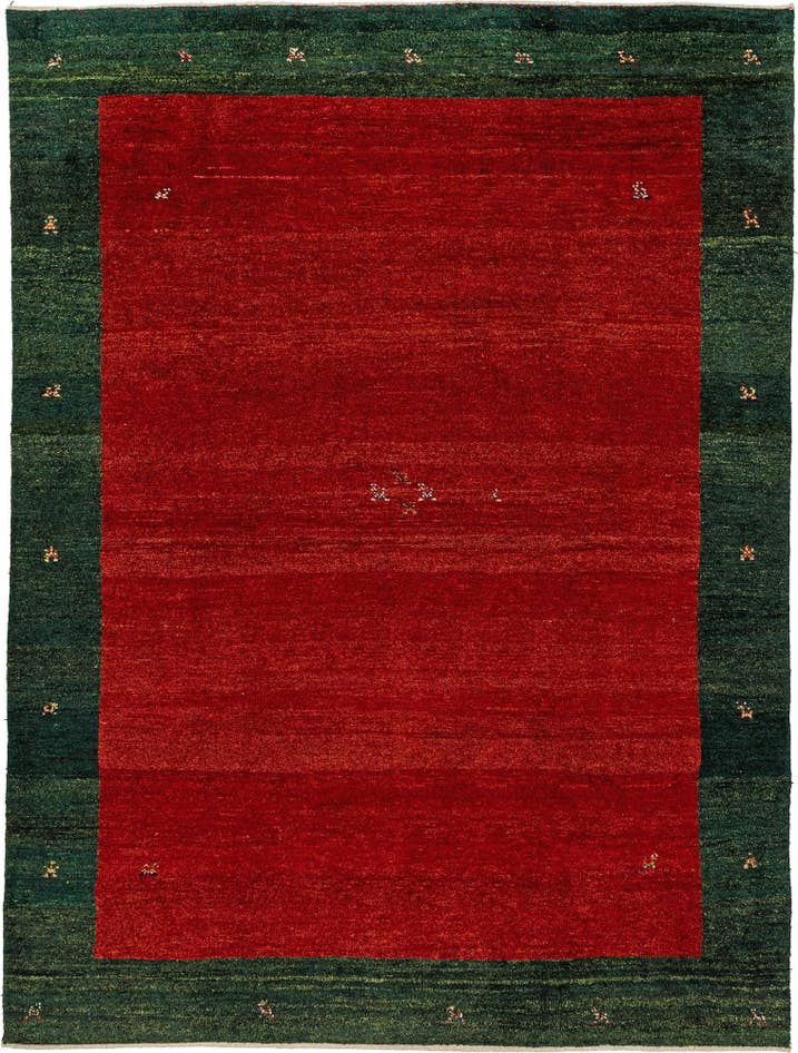 Detail image of 6' 11 x 8' 11 Gabbeh Shouli Rug