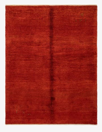 5' 1 x 6' 6 Gabbeh Shouli Wool Rug