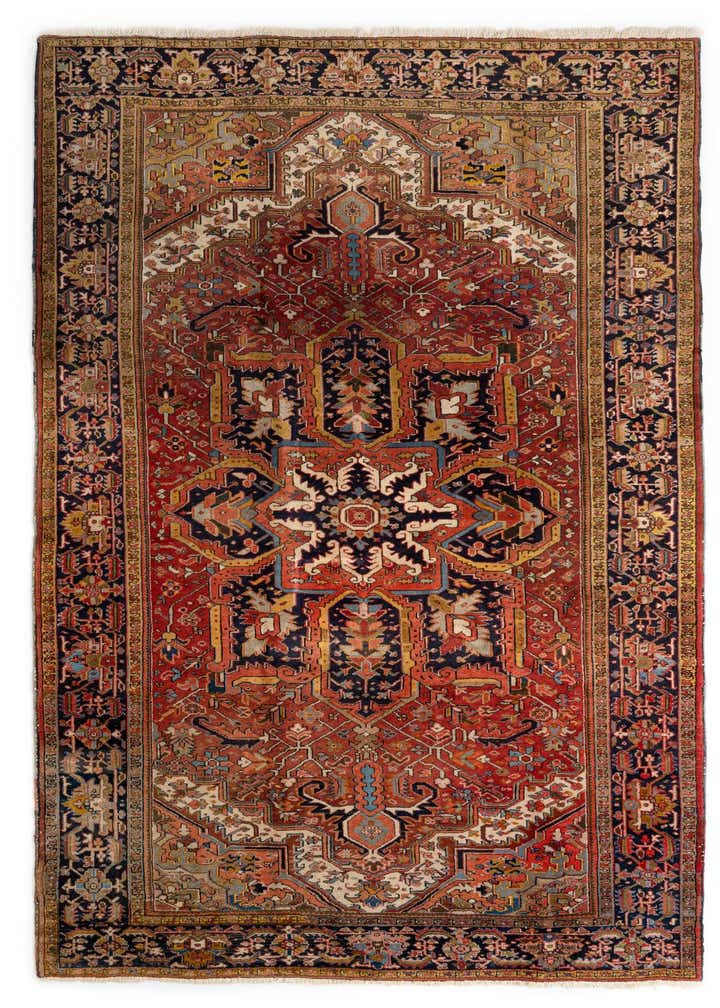 7' 9 x 11' 10 Gharajeh Wool Rug
