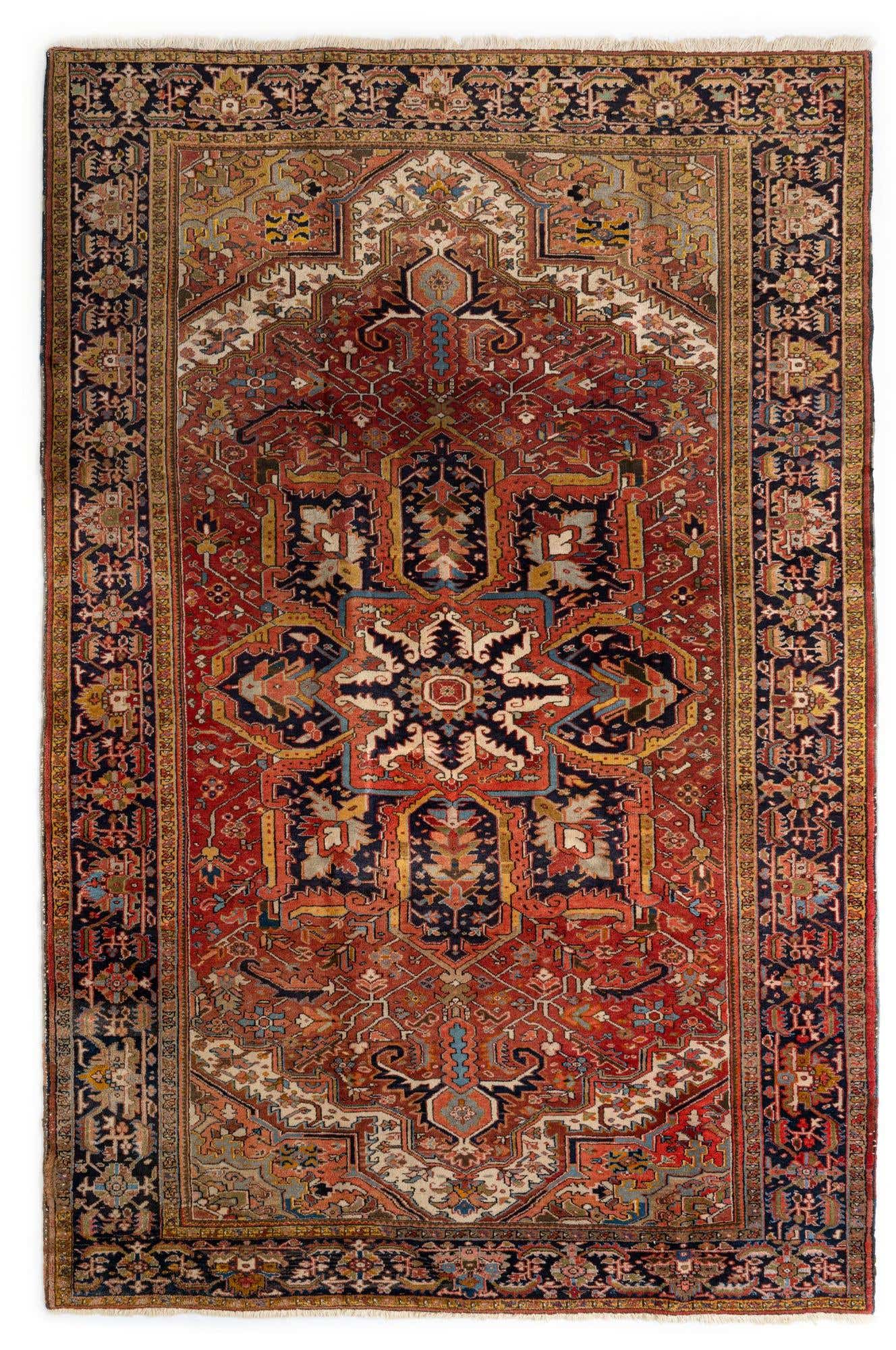 7' 9 x 11' 10 Gharajeh Wool Rug