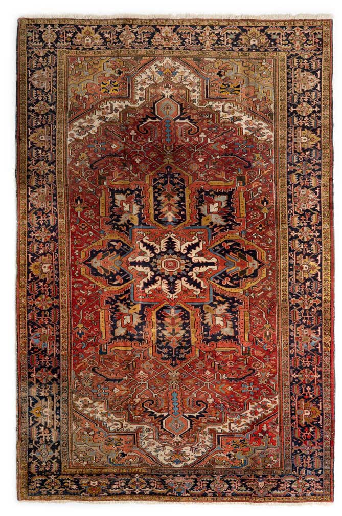 7' 9 x 11' 10 Gharajeh Wool Rug