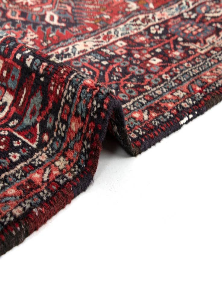 Detail image of 8' 6 x 11' 8  Hand Knotted Gharajeh Persian Wool Rug