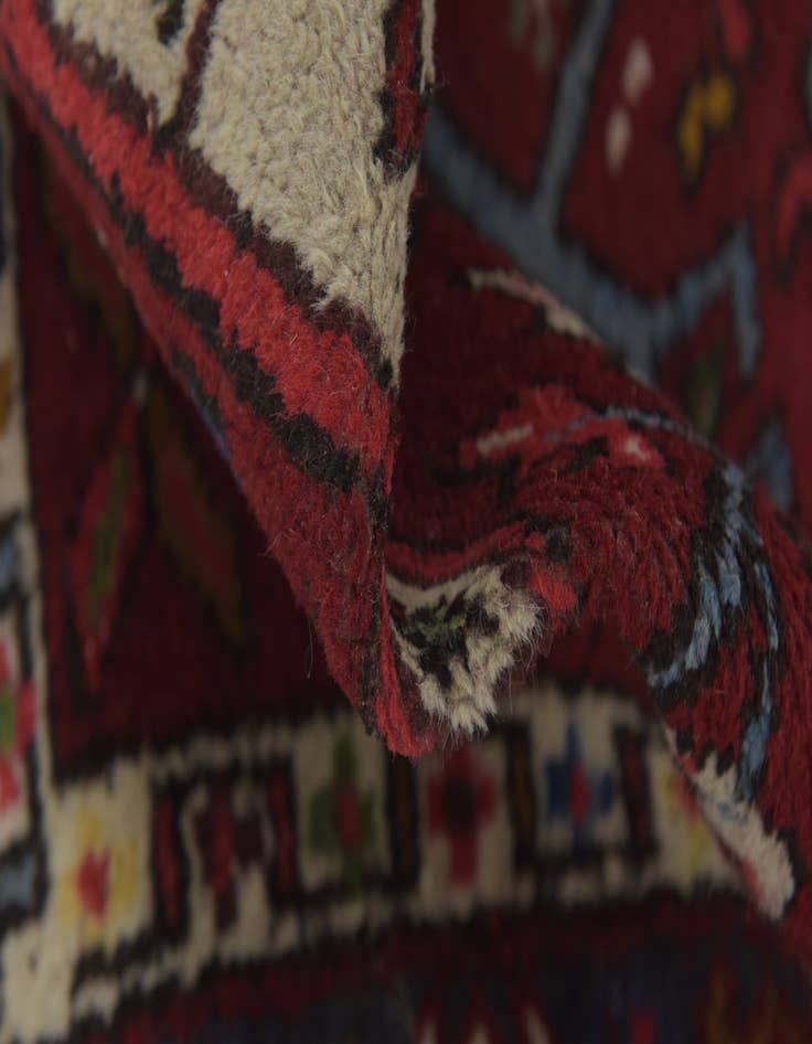 Detail image of 3' 4 x 4' 7 Hand Knotted Gharajeh Persian Rug