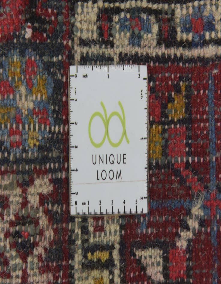 Detail image of 3' 4 x 4' 7 Hand Knotted Gharajeh Persian Rug