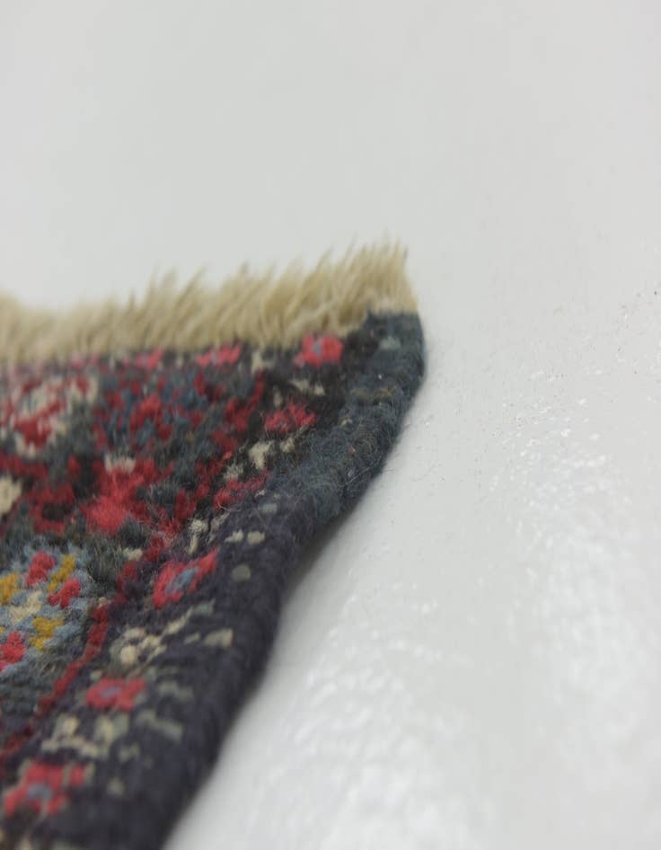 Detail image of 3' 4 x 4' 7 Hand Knotted Gharajeh Persian Rug