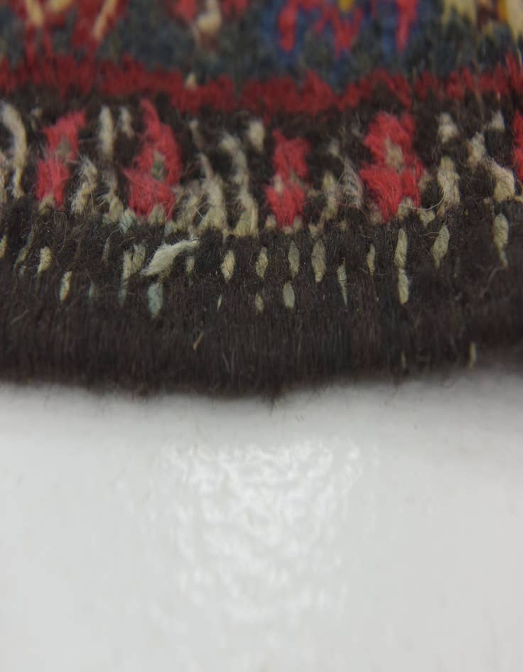 Detail image of 3' 4 x 4' 7 Hand Knotted Gharajeh Persian Rug