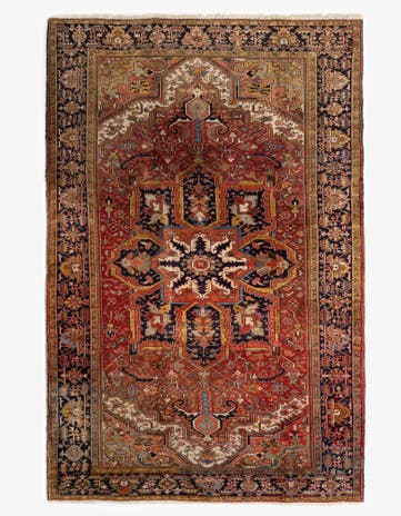 7' 9 x 11' 10 Gharajeh Wool Rug