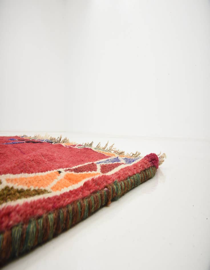 Detail image of 3' 8 x 5' 3  Hand Knotted Ghashghaei Persian Wool Rug