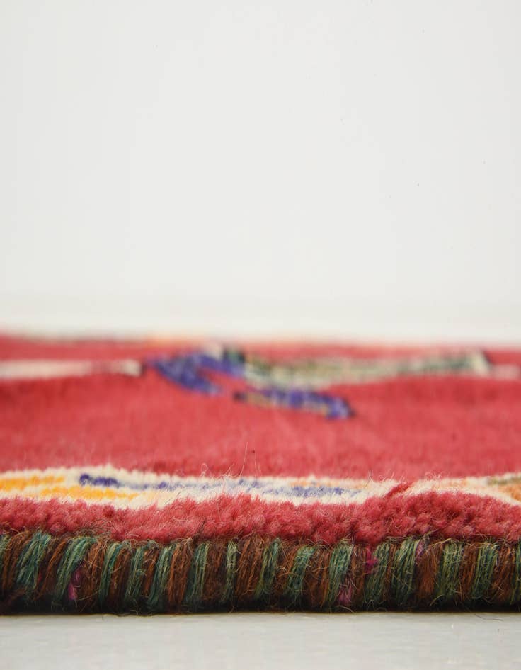 Detail image of 3' 8 x 5' 3  Hand Knotted Ghashghaei Persian Wool Rug