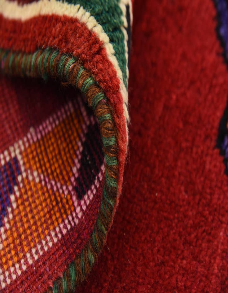 Detail image of 3' 8 x 5' 3  Hand Knotted Ghashghaei Persian Wool Rug