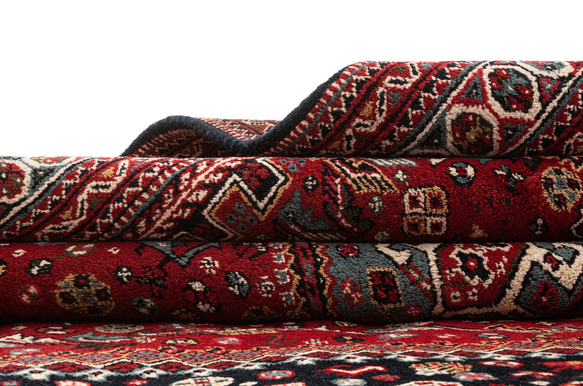 7' 3 x 10' 6 Hand Knotted Ghashghaei Wool Rug