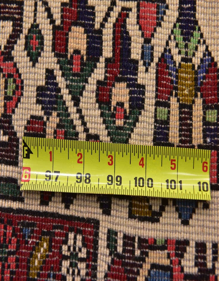 Detail image of 6' 8 x 10' 2 Hand Knotted Ghashghaei Persian Wool Rug