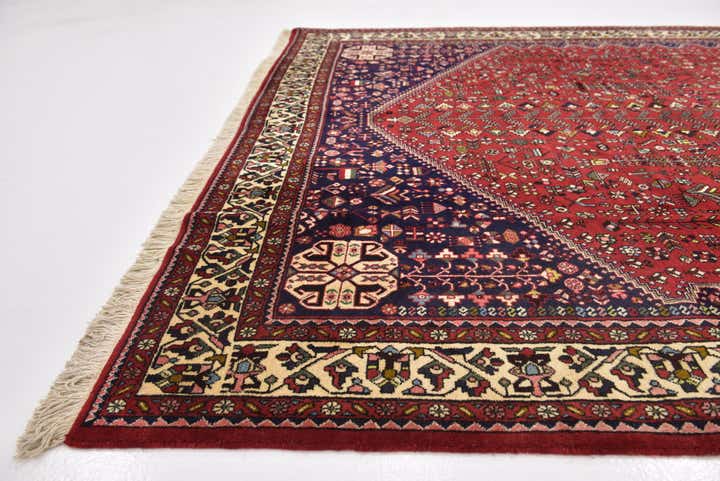 6' 8 x 10' 2 Hand Knotted Ghashghaei Persian Wool Rug