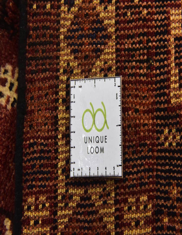 Detail image of 5' 2 x 7' 10 Hand Knotted Ghashghaei Persian Wool Rug