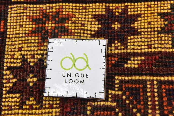 3' 9 x 5' 4 Hand Knotted Ghashghaei Persian Wool Rug