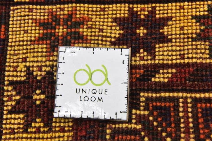 Detail image of 3' 9 x 5' 4 Hand Knotted Ghashghaei Persian Wool Rug