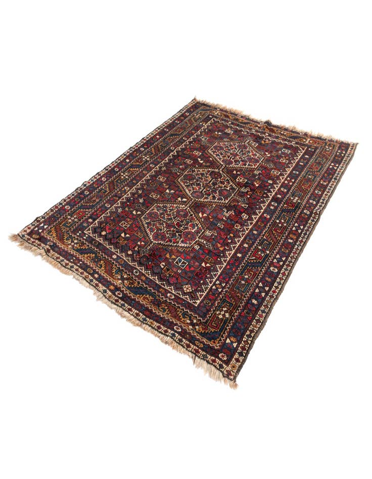 Detail image of 5' 6 x 6' 9 Ghashghai Wool Rug