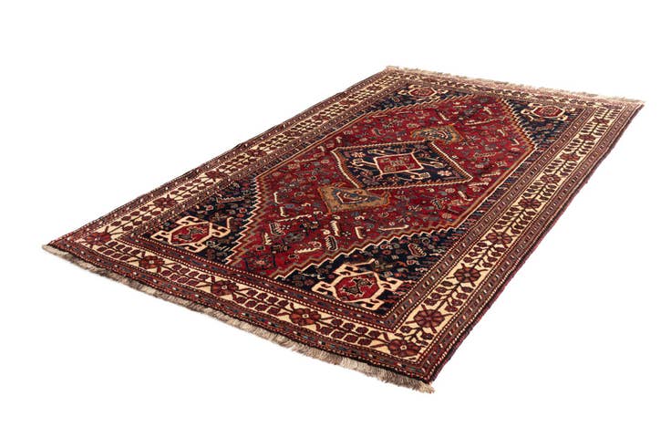 Detail image of 5' 1 x 8' 6 Ghashghai Wool Rug