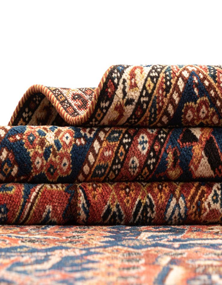 Detail image of 6' 3 x 10' 6 Ghashghai Wool Rug